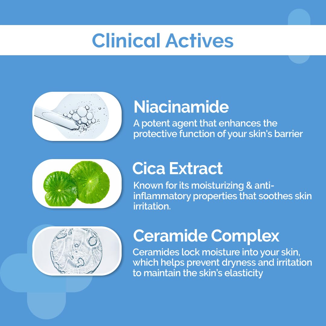 The Derma Co 2% Niacinamide Oily Skin Cleanser for Sensitive, Oily & Combination Skin 125 ml Non-Irritant |