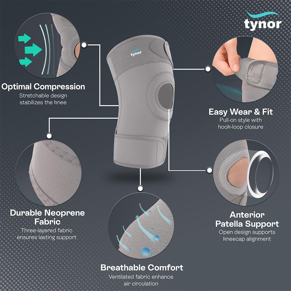 TYNOR Knee Support Sportif (Neo), XXL, 1 Unit