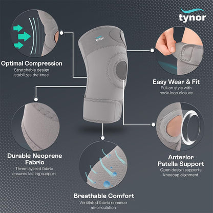 TYNOR Knee Support Sportif (Neo), XXL, 1 Unit