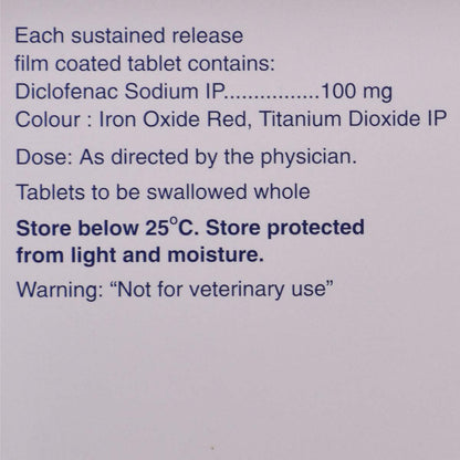 Voveran SR 100 - Strip of 15 Tablets