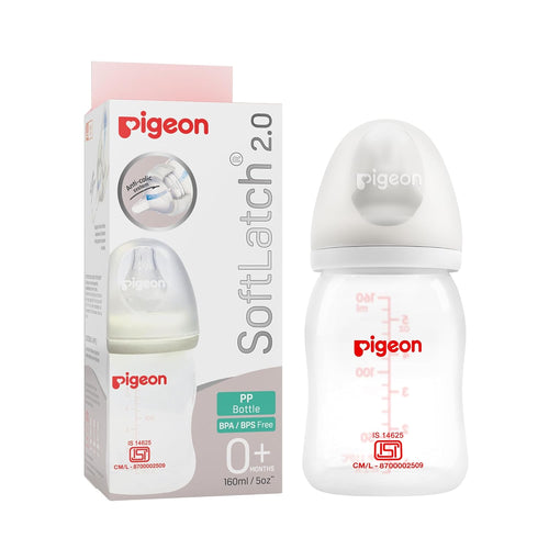 Pigeon Softlatch 2.0 Wide Neck Feeding Bottle 160ML
