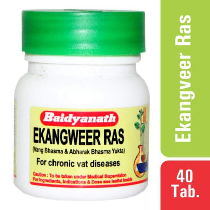 Baidyanath Ekangweer Ras I Pain Relief I 40 Tabs