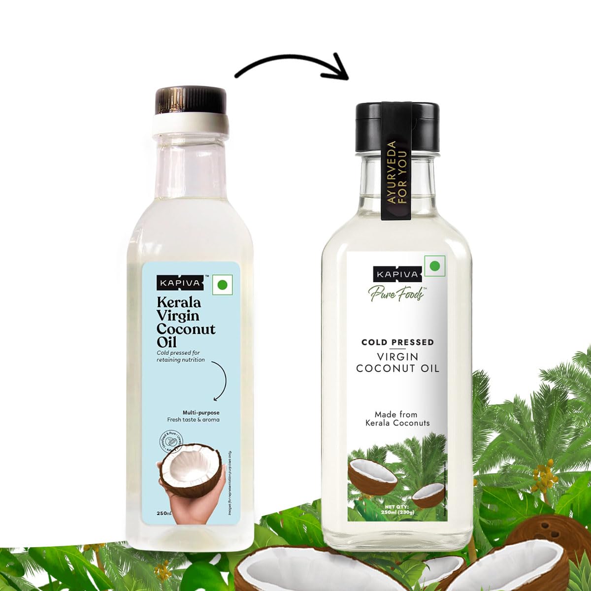 Kapiva Virgin Cold-Pressed Coconut Oil