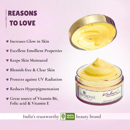 Saffron Dew Youthful Moisturizer Cream | Protects Skin Cells | Anti Wrinkle & Fairness Day and Night Cream 50gm