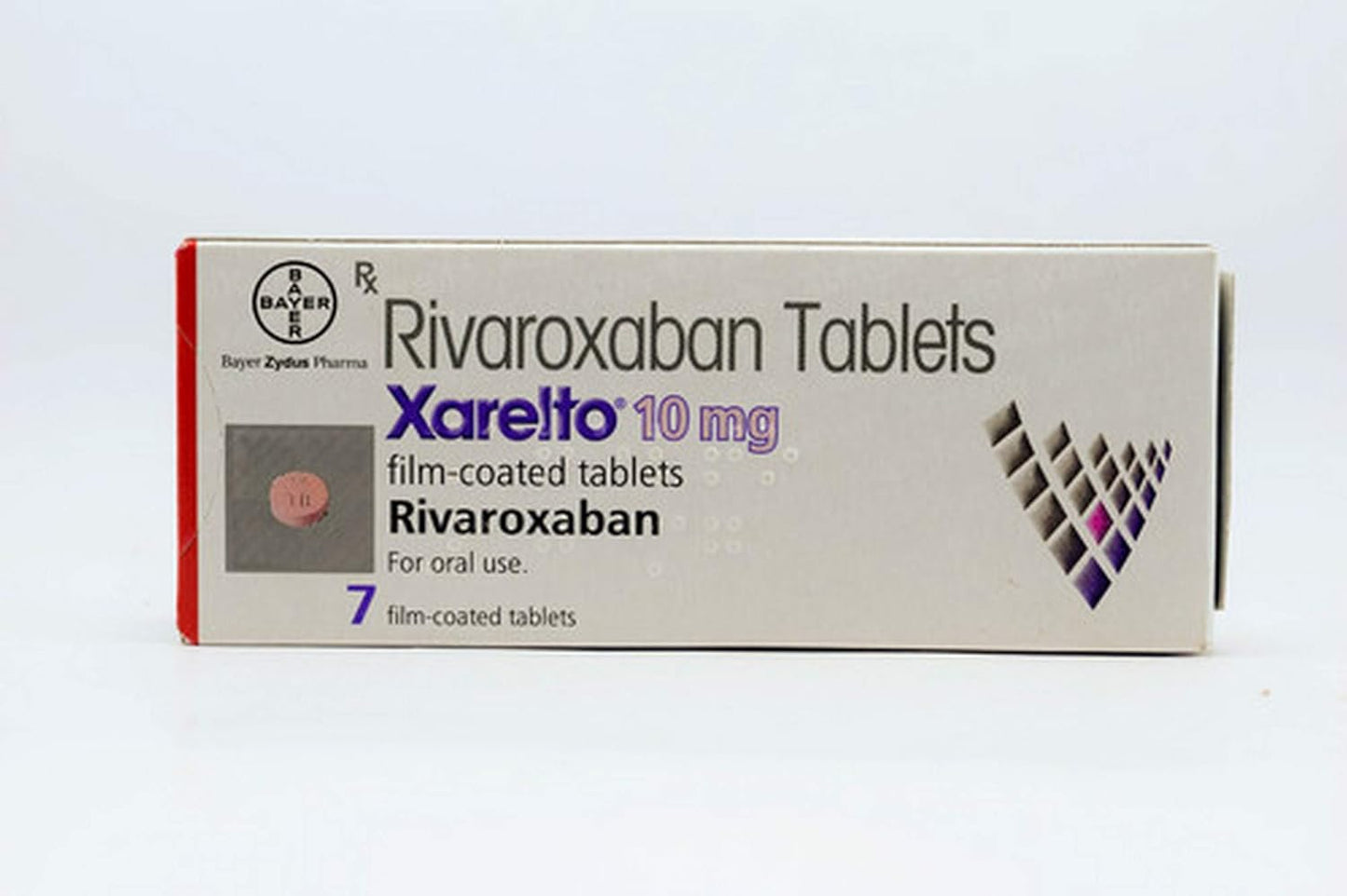 Xarelto 10mg - Strip of 7 Tablets