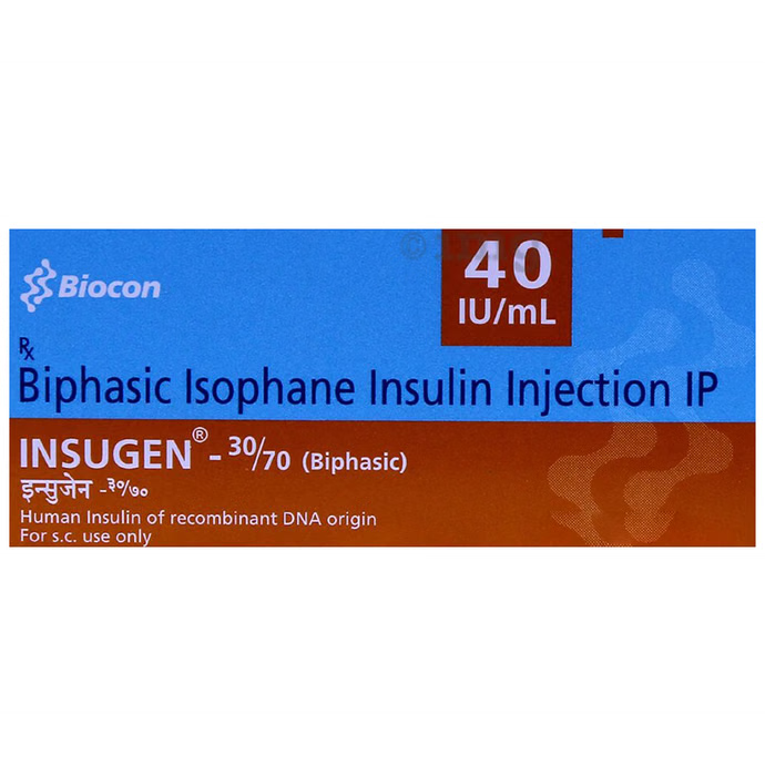 Insugen 30/70 Solution for Injection 40IU/ml