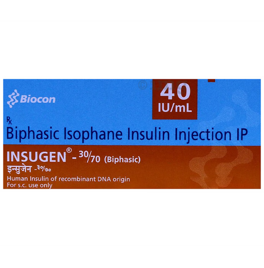 Insugen 30/70 Solution for Injection 40IU/ml