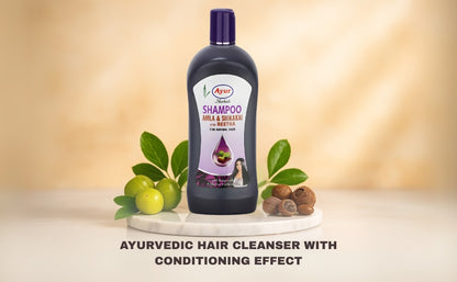 Ayur Herbals Shampoo Amla Shikakai with Reetha for Normal Hair 500ml