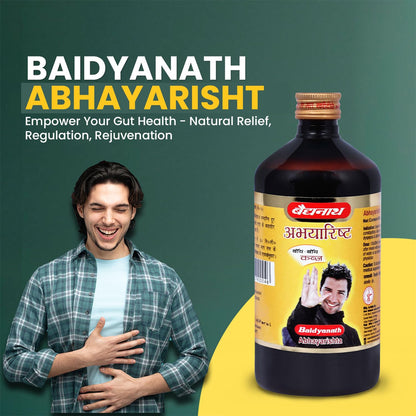 Baidyanath Ayurved Abhayarisht - 450 ml | Useful in Piles, Constipation and Abdominal Pain Relief