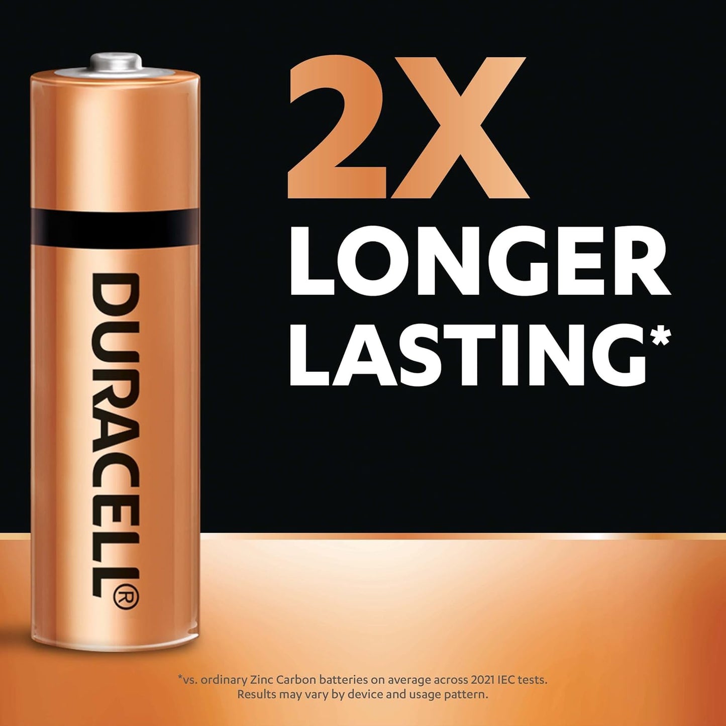 Duracell Alkaline AA Battery, Pack of 10, Everyday Devices, Clock, Toy, Remote