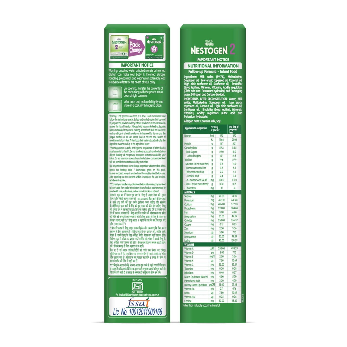 Nestogen 1 Infant Formula Up to 6 Months, Bag-in-Box Pack, 400g