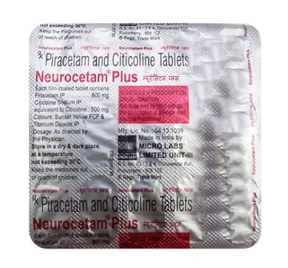 Neurocetam Plus - Strip of 15 Tablets