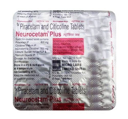 Neurocetam Plus - Strip of 15 Tablets