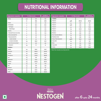 Nestogen 1 Infant Formula Up to 6 Months, Bag-in-Box Pack, 400g