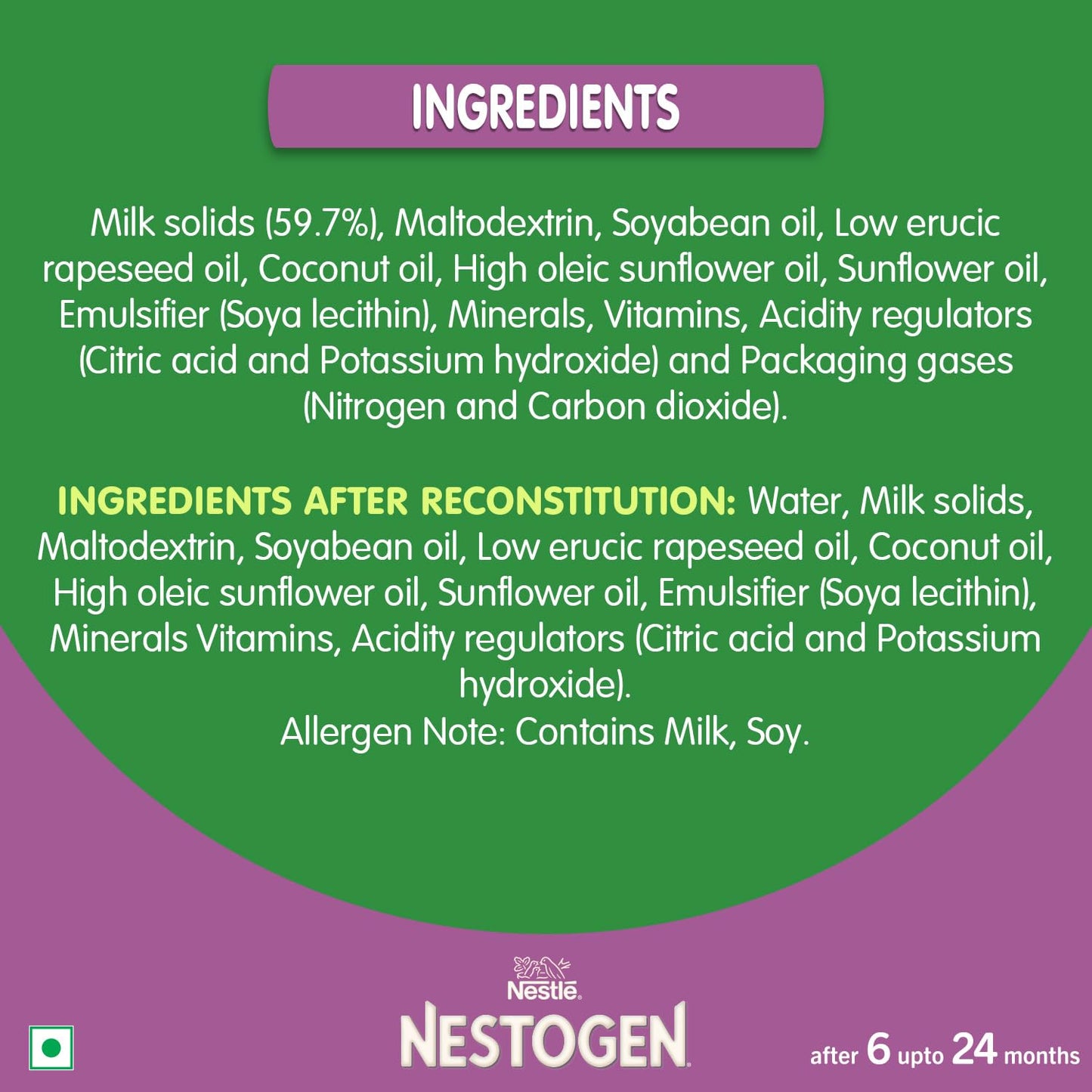 Nestogen 1 Infant Formula Up to 6 Months, Bag-in-Box Pack, 400g