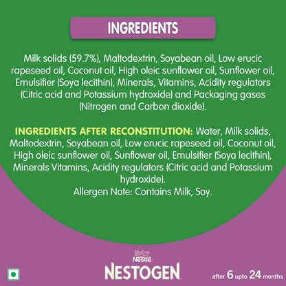 Nestogen 1 Infant Formula Up to 6 Months, Bag-in-Box Pack, 400g
