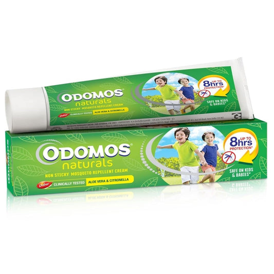 Dabur Odomos Naturals Non-Sticky Mosquito Repellent Cream - 50 Gm