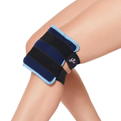 Flamingo CoolPack Wrap – Cold Therapy for Pain Relief, Injury Recovery – Flexible, Adjustable, Non-Toxic – for Knee, Shoulder, Neck – Washable Cover Included