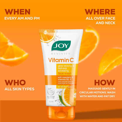 Joy Vitamin C Glow Reviving Gel Face Wash 100ml
