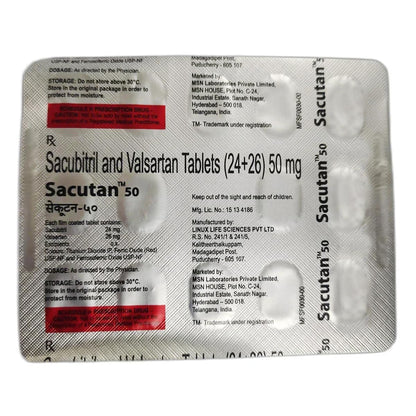 Sacutan 50 - Strip of 14 Tablets