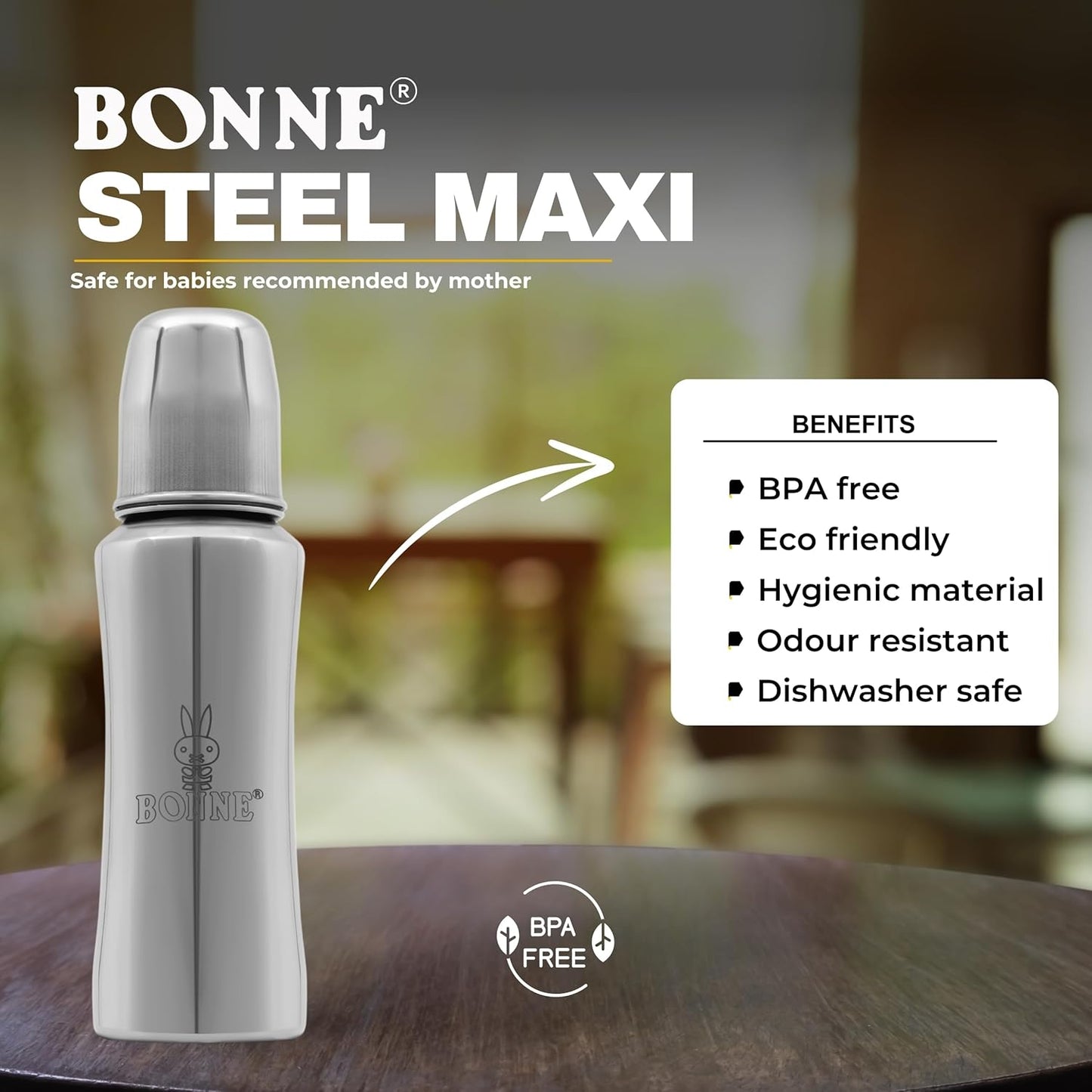 Bonne SteelZ Feeding Bottle / Steel Feeding Bottle