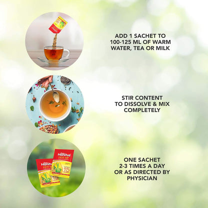 Dabur Honitus Hot Sip: 100% Ayurvedic Kadha | Provides Instant Relief from Cough and Cold (4gm*Pack of 30 Sachets)