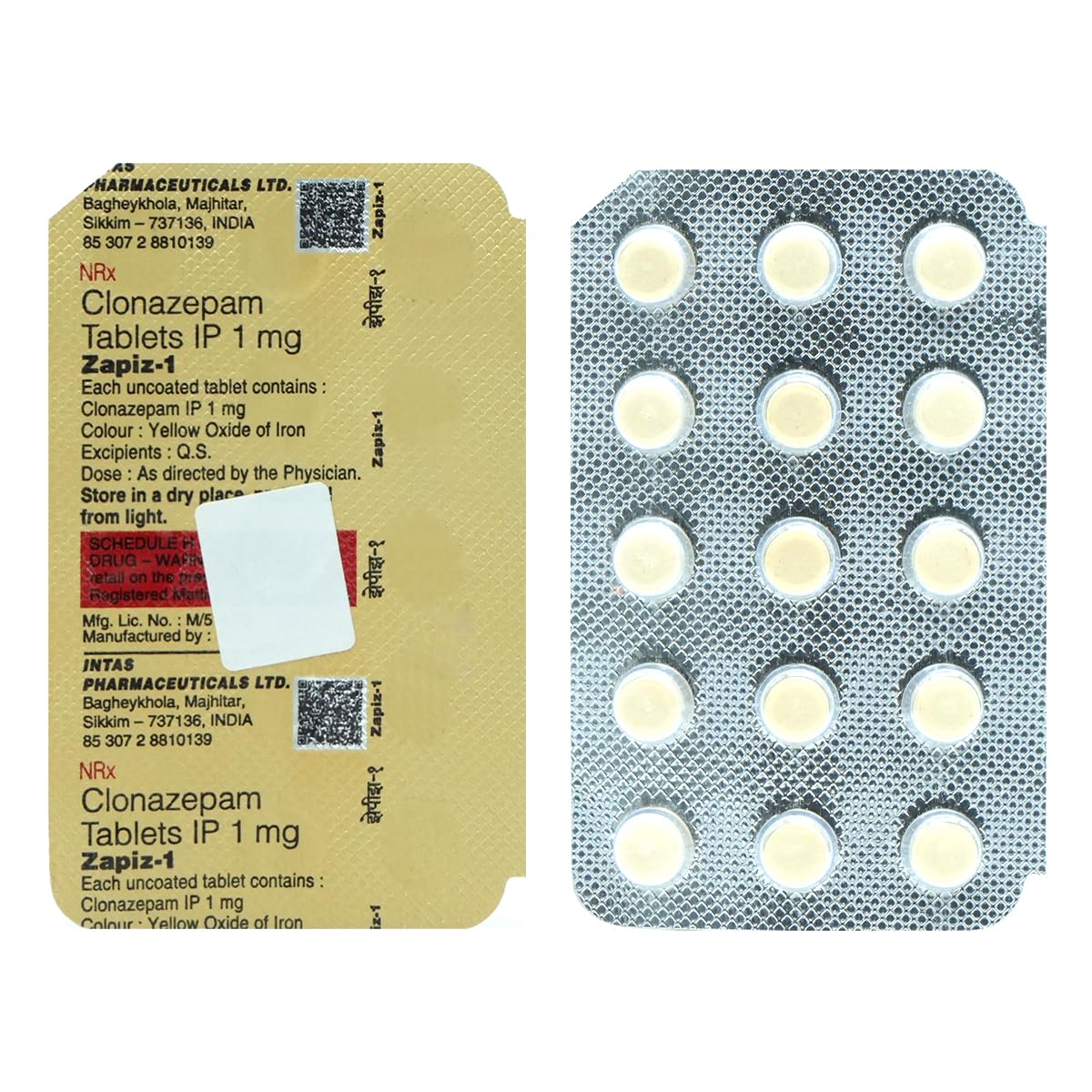 Zapiz-1 - Strip of 15 Tablets