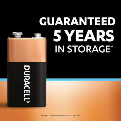 Duracell Ultra 9V Battery, Pack of 1, High-Drain Devices, Smoke Alarm, Radio, Smoke Detector