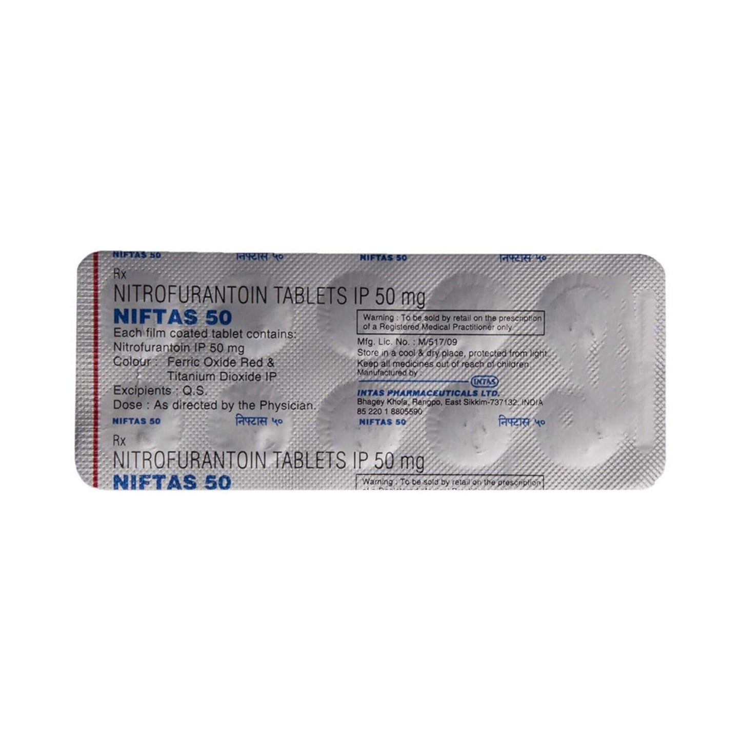 Niftas 50 - Strip of 10 Tablets