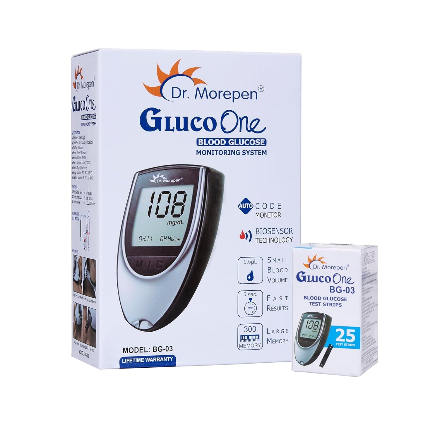 Dr. Morepen BG-03 Gluco One Glucometer
