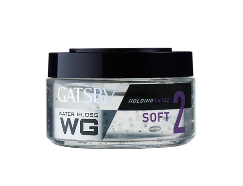 Gatsby Japan Water Gloss - Soft, Wet Look, Shine Effect, Non Sticky, Easy Wash Off, Holding Level 2, 150gm