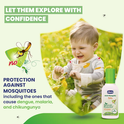 Chicco Anti-Mosquito Baby Fabric Roll-On With The Natural Protection Of 12+ Hours , 8ml