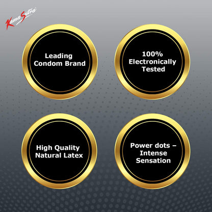 Kamasutra Vanilla Flavoured Dotted Condom  10PCS