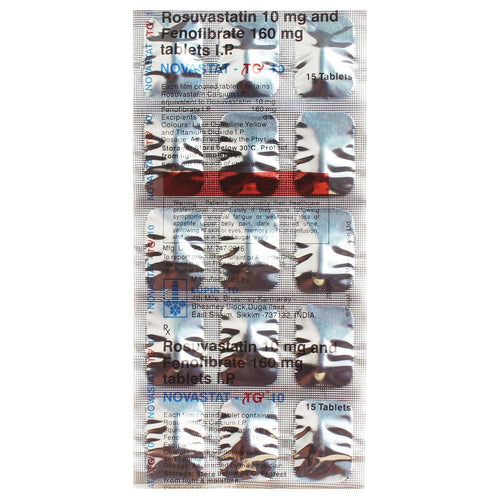 Novastat TG 10 - Strip of 15 Tablets