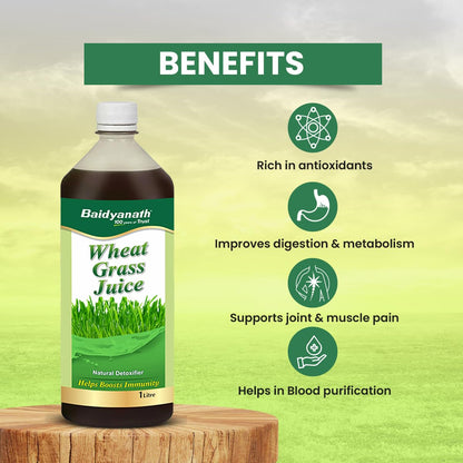 Baidyanath Ayurved Pure Wheatgrass Juice