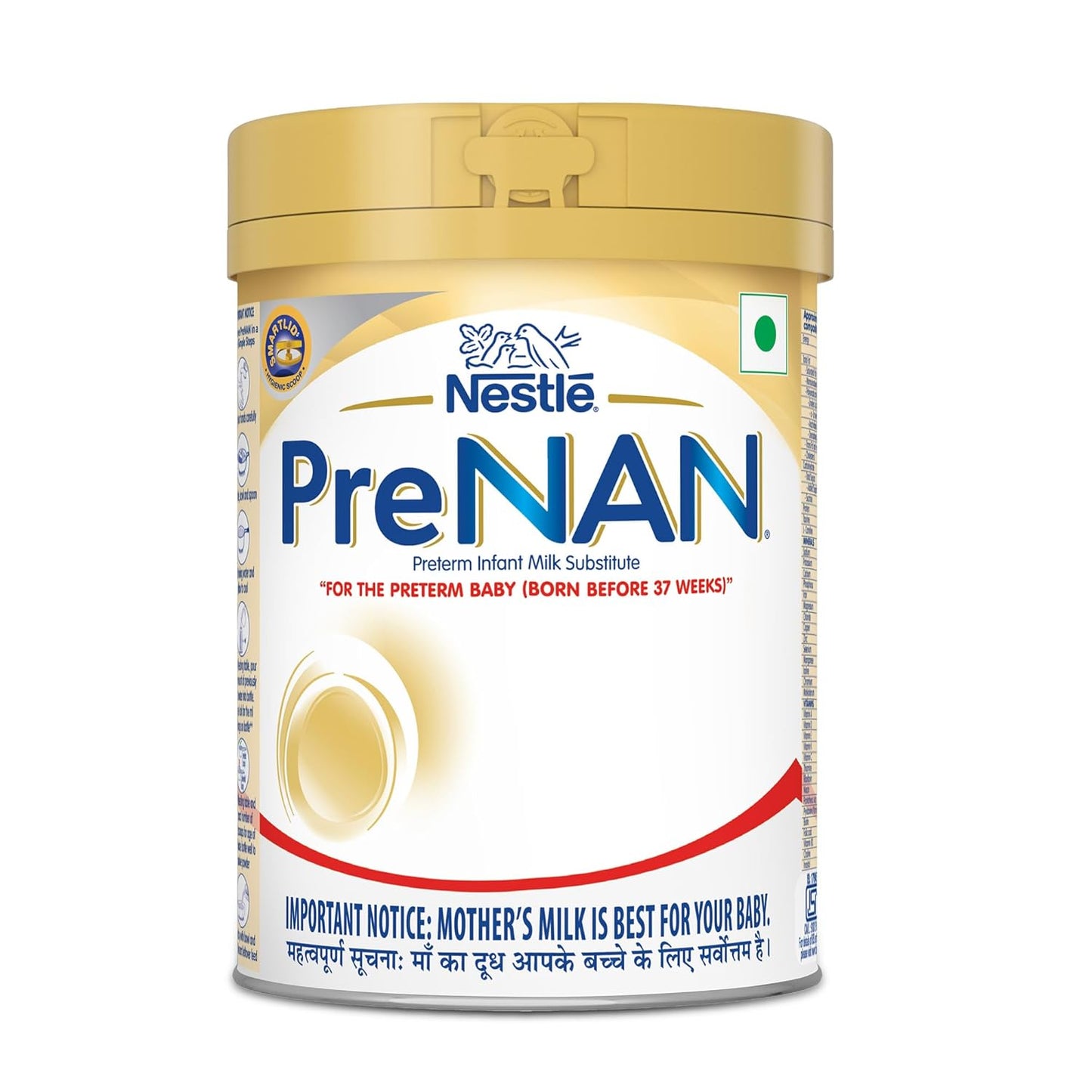 NAN Nestlé Pre | Pre-Term Food For Special Medical Purposes | Infant | For Babies Born Before 37 Weeks | 400 G Tin | Powder