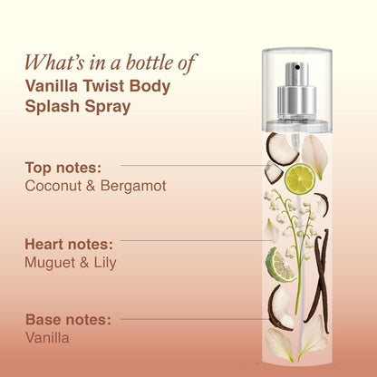 Layer'r Wottagirl Vanilla Twist Body Splash, 135ml