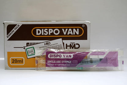DISPO VAN 20 ml Plastic Syringe