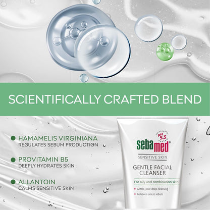 Sebamed gentle facial cleanser for oily & combination skin 150ml