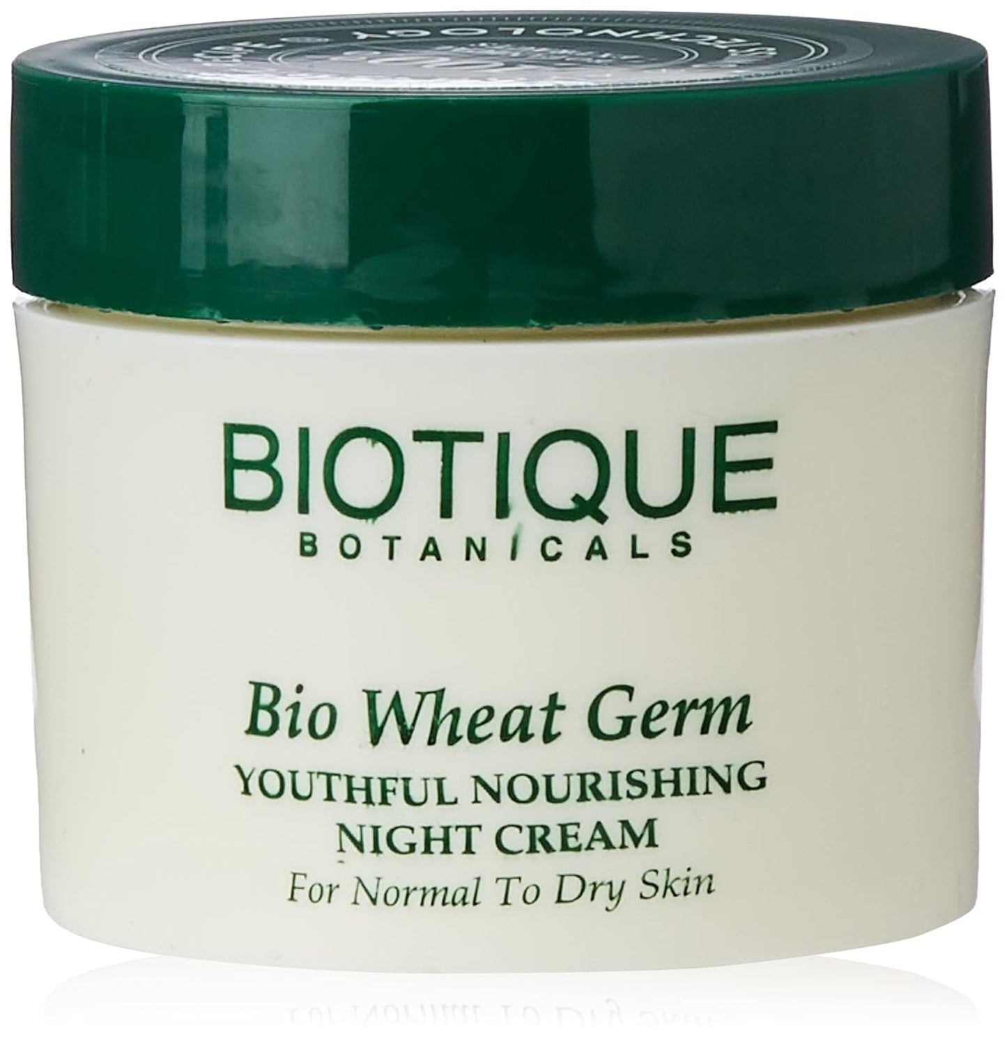 Biotique Wheatgerm Youthful Nourishing Night Cream for Normal to Dry Skin, 50g