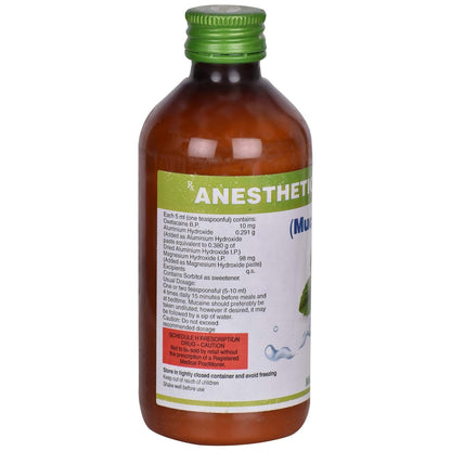 Mucaine Mint Flavour - Bottle of 200 ml Gel