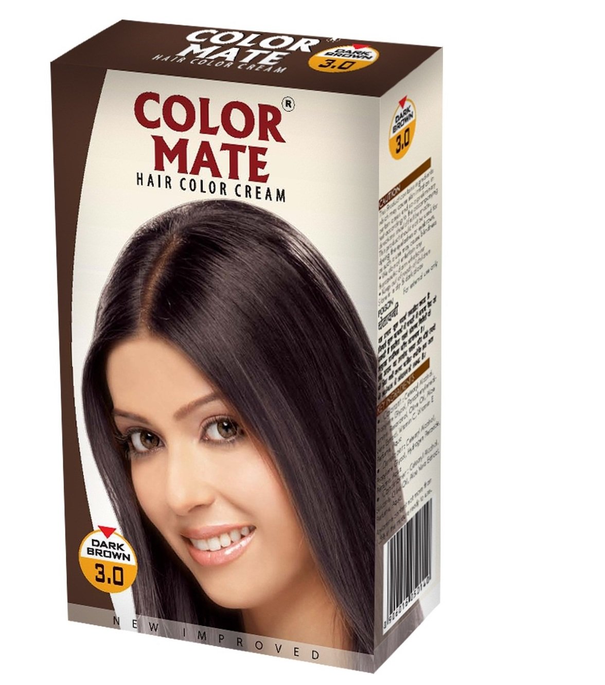 COLOR MATE HAIR CREAM DARK BROWN 130ML