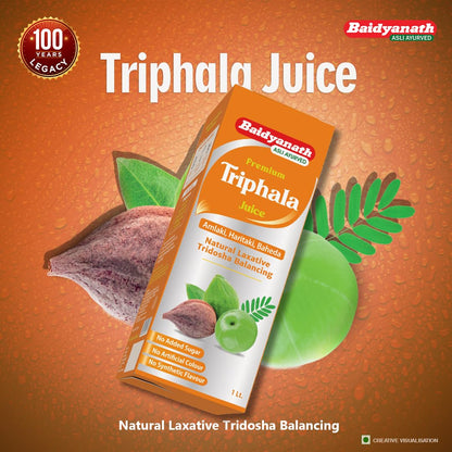 Baidyanath Asli Ayurved Premium Triphala Juice - 1L