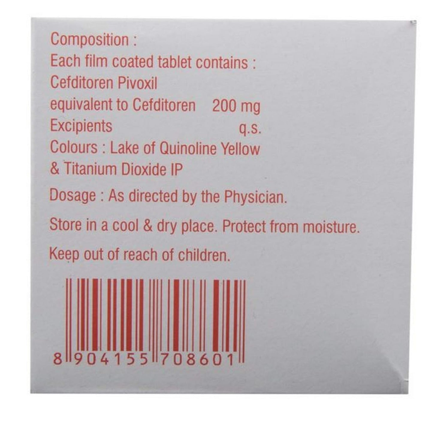Zostum-O 200mg - Strip of 10 Tablets
