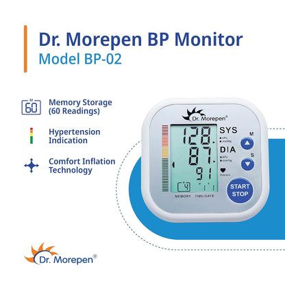 Dr. Morepen BP-02 AUTOMATIC Arm BLOOD PRESSURE MONITOR