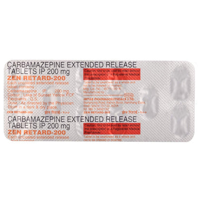 Zen Retard 200 - Strip of 10 Tablets
