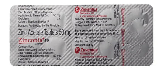 Zinconia 50 mg - Strip of 10 Tablet