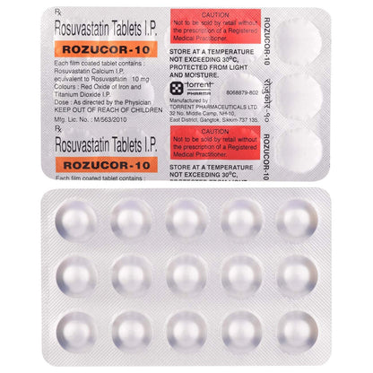 Rozucor 10 - Strip of 15 Tablets