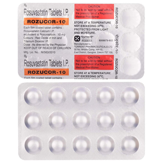 Rozucor 10 - Strip of 15 Tablets