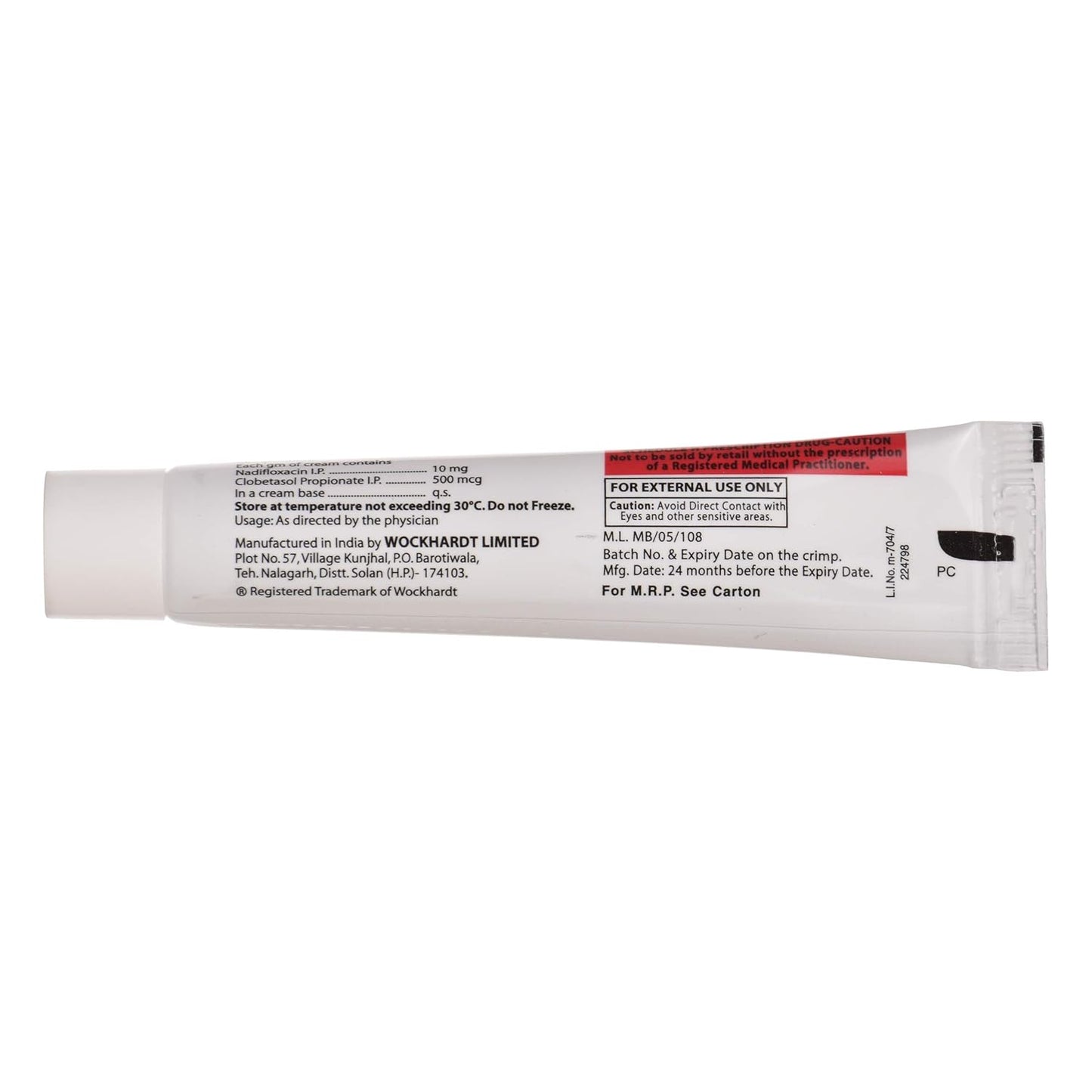 Nadoxin C - Tube of 10 gm Cream